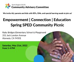 Empowerment / Connection / Education Spring SPED Community Picnic